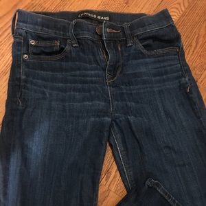 Express mid rise leggings jeans size 2